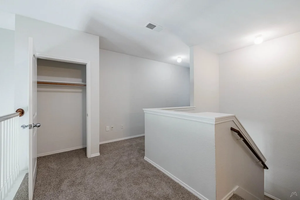 upstairs closet at arioso apartments in 75052